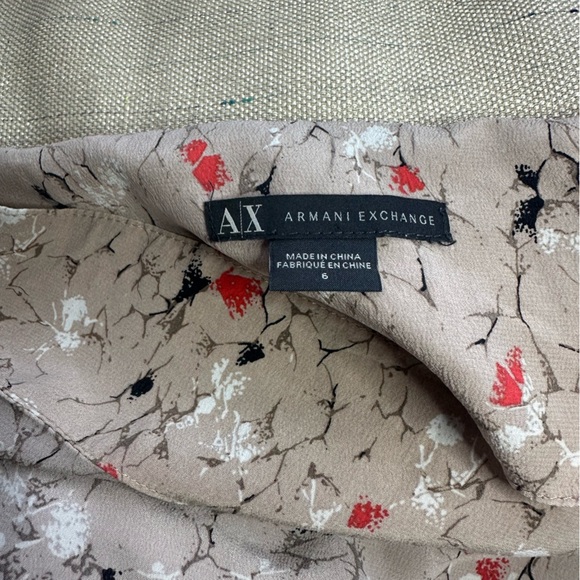 Armani Exchange Beige Floral Mini Dress - Picture 5 of 5
